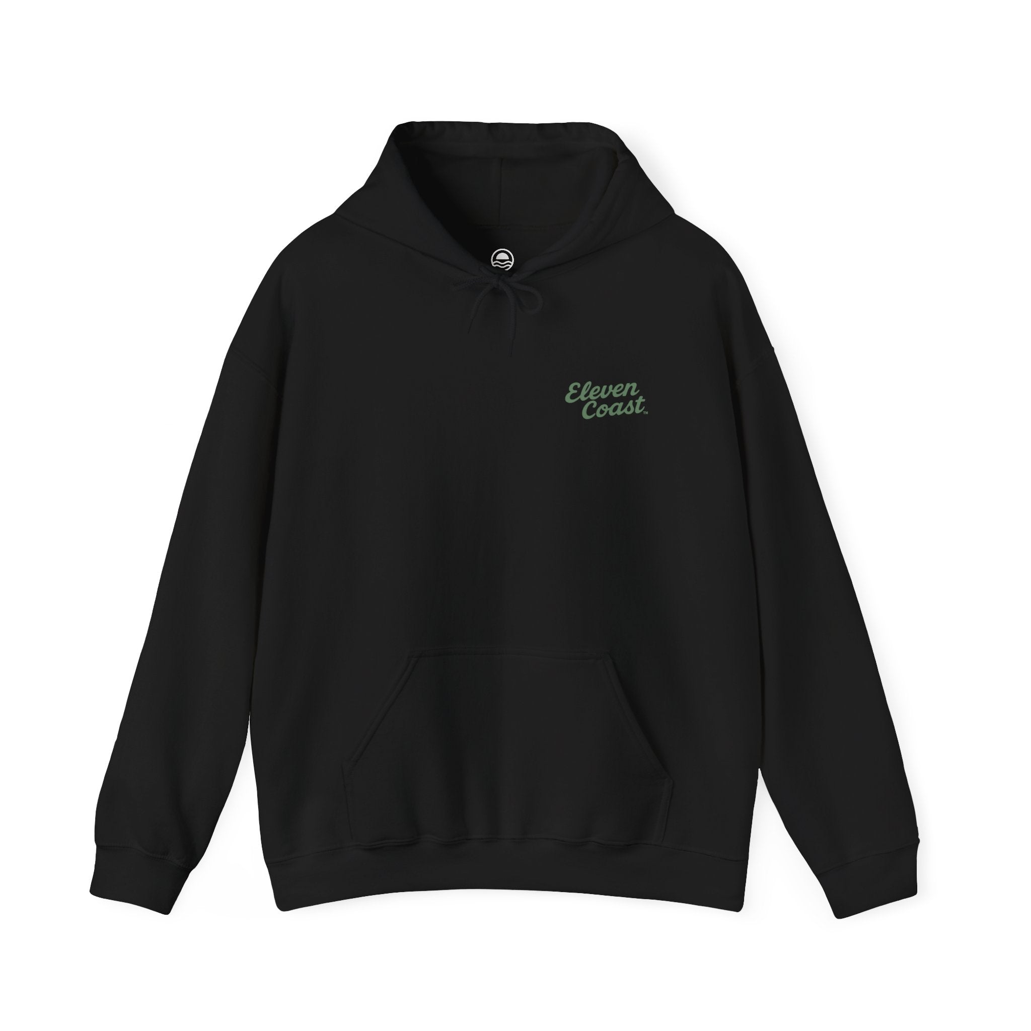 Women’s Cactus Green Script Hoodie #en:color_black,fr:couleur_noir