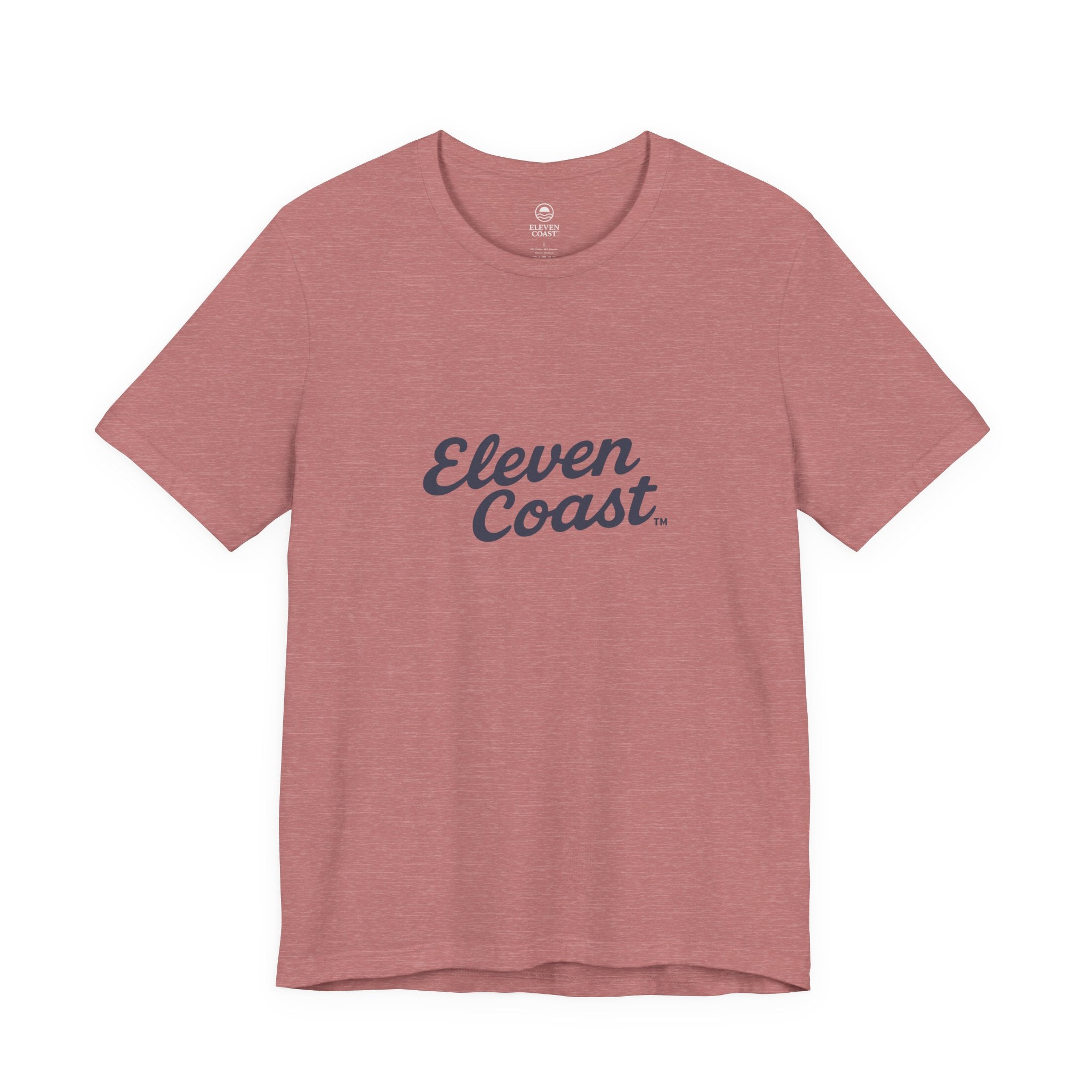Navy Script T-Shirt For Men #en:color_heather-mauve,fr:couleur_mauve-chine