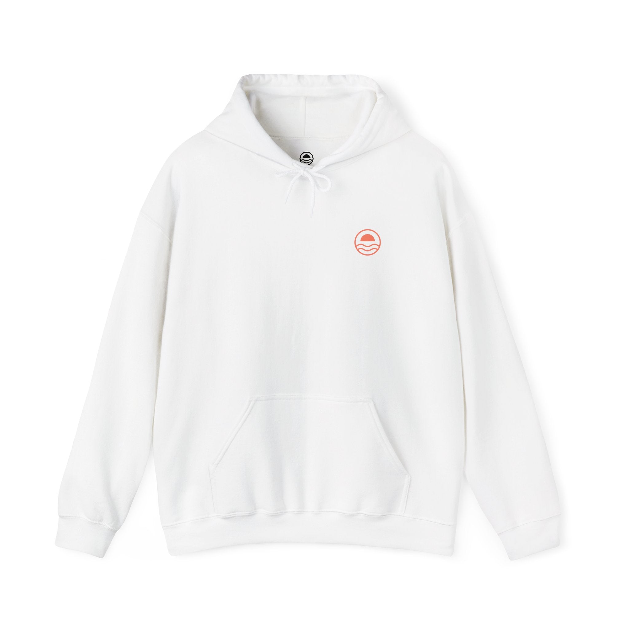 Men's Floral Orange Hoodie Warmth Comfort #en:color_white,fr:couleur_blanc