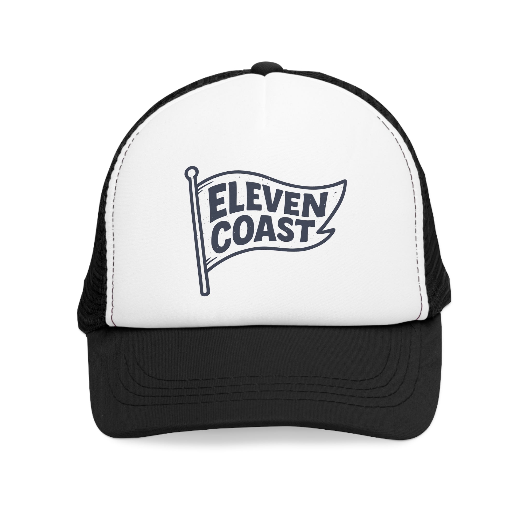 Men's Navy Flag Wave Cap #en:color_black,fr:couleur_noir