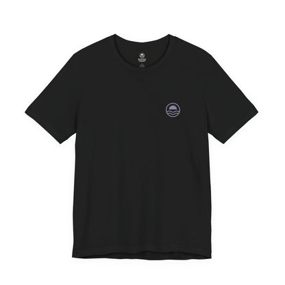 Seaside Scene T-Shirt For Women Lavender 