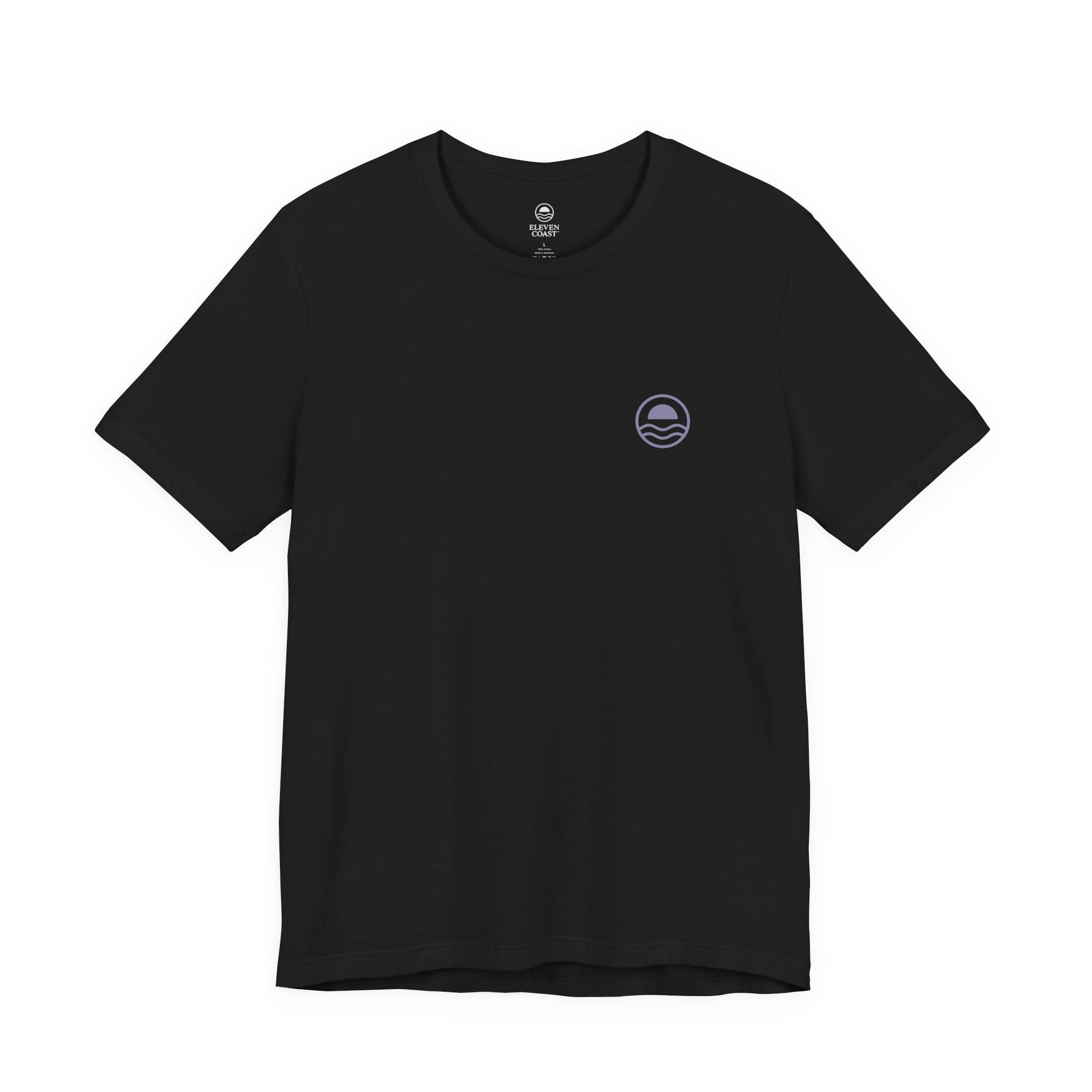 Lavender Dawn Breeze Seaside T-Shirt Men #en:color_black,fr:couleur_noir