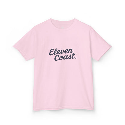 Kids Navy Script Logo Tee 