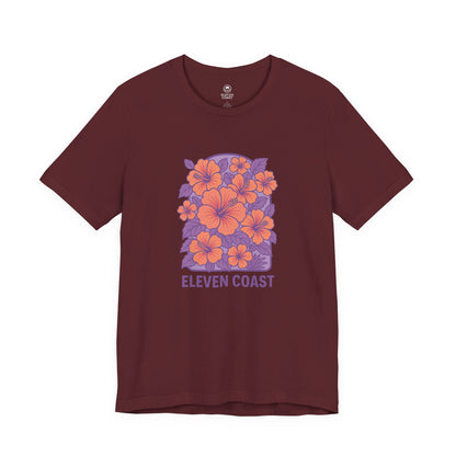 Lavender Floral T-Shirt For Women 