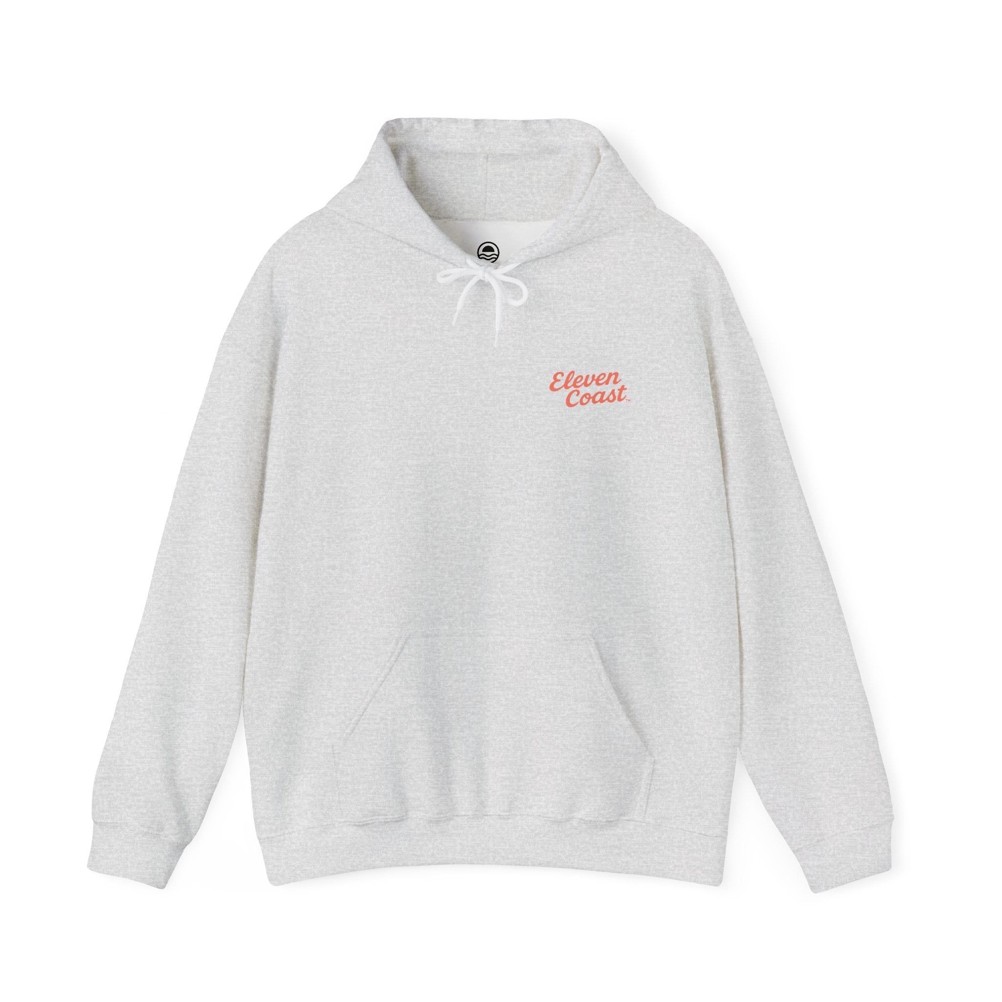 Orange Surfboard Hoodie Women Warm Comfort #en:color_ash,fr:couleur_cendre