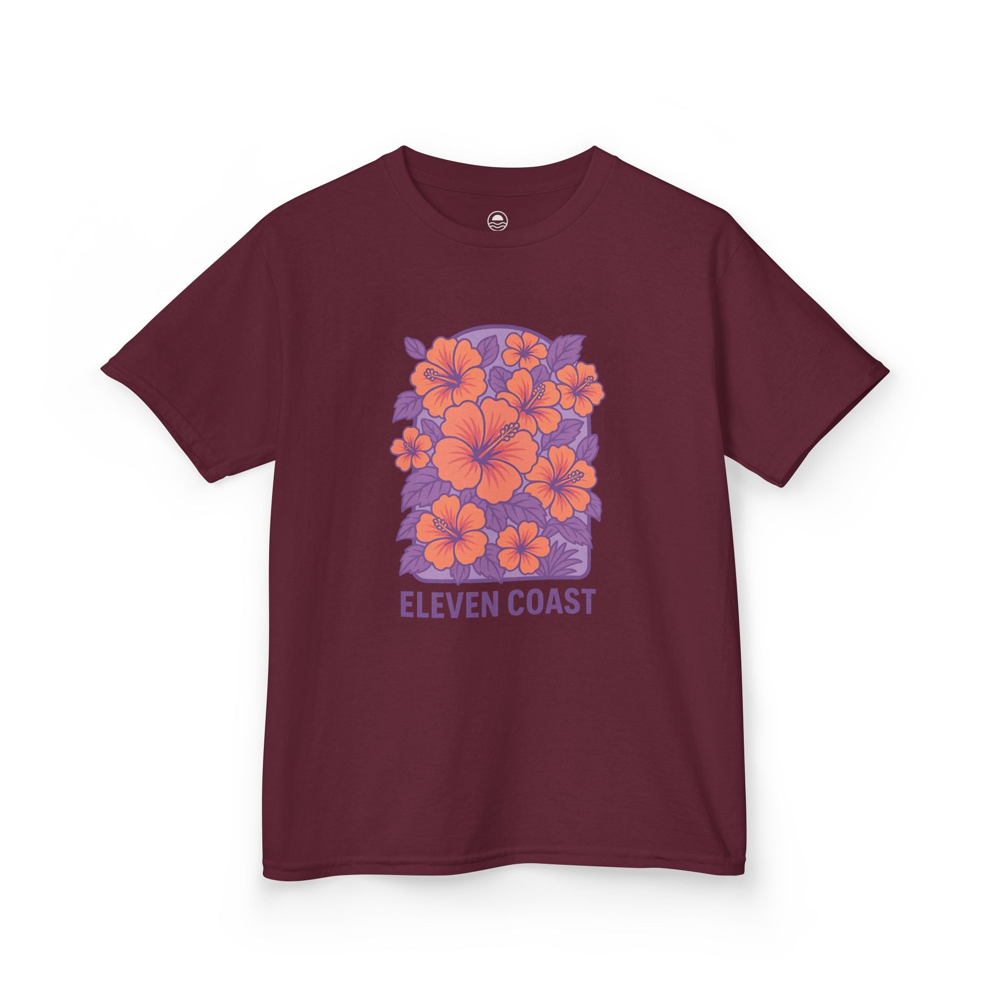 Kids Floral Hibiscus Clothes Lavender #en:color_maroon,fr:couleur_bordeaux