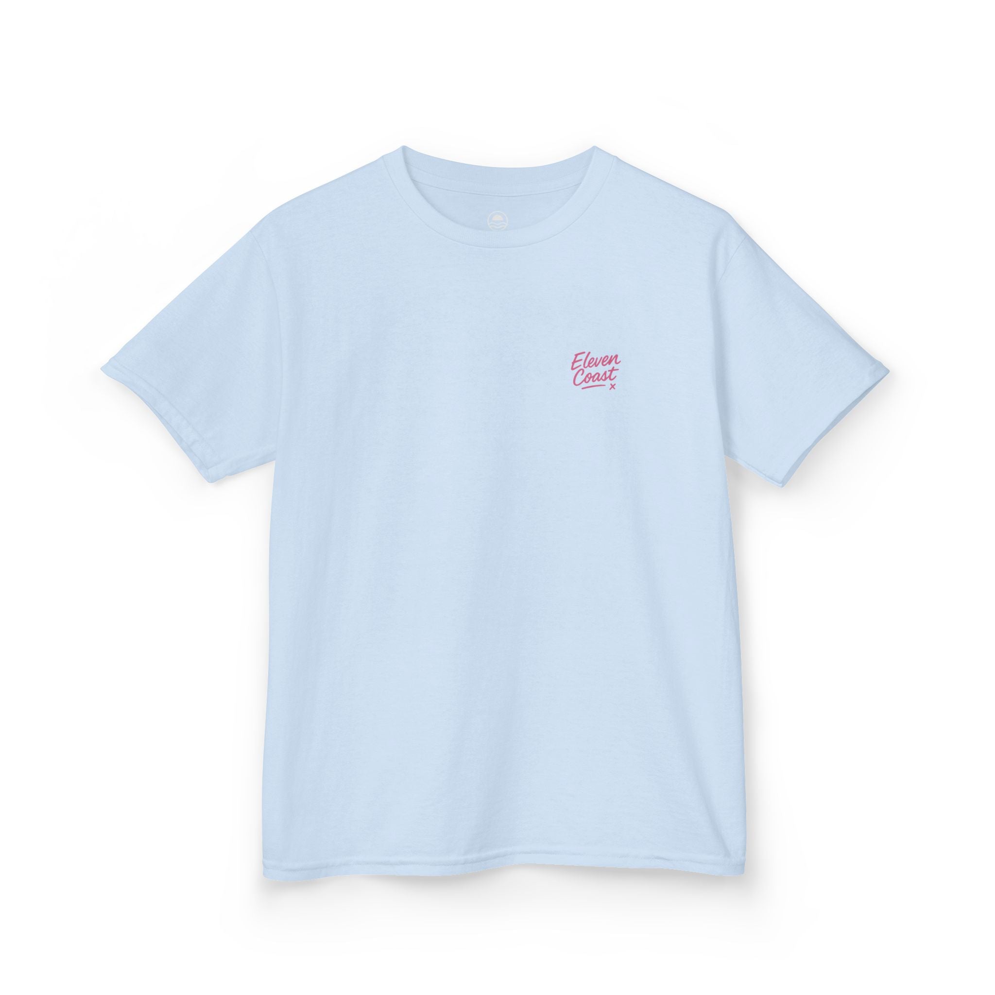 Kids Geometric Beach Huts Tee Pink 