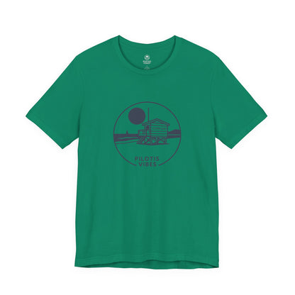 Navy Lifeguard Hut T-Shirt Men Pilotis Vibes 