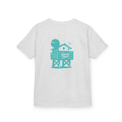 Kids Beach Chalet Tee Mint Aqua 