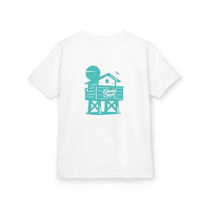 Kids Beach Chalet Tee Mint Aqua 