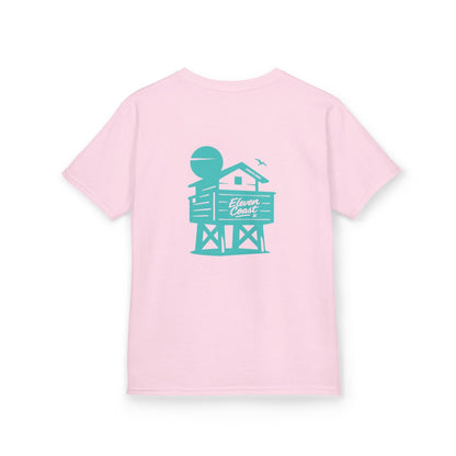 Kids Beach Chalet Tee Mint Aqua 