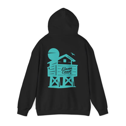 Chalet Vibes Mint Aqua Hoodie Men 