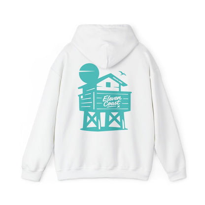 Chalet Vibes Mint Aqua Hoodie Men 