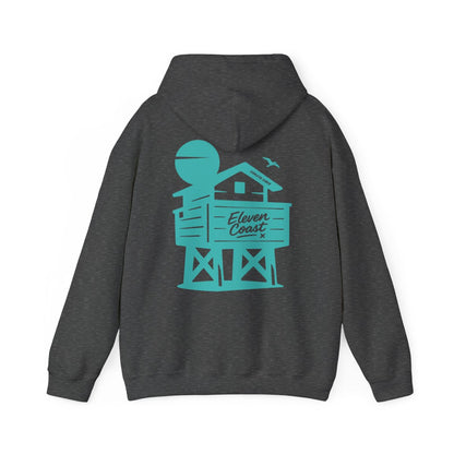 Chalet Vibes Mint Aqua Hoodie Men 