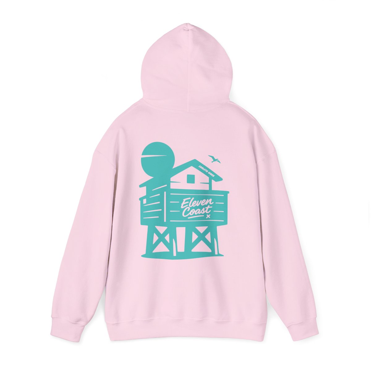 Chalet Vibes Mint Aqua Hoodie Men 