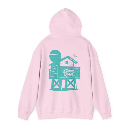 Chalet Vibes Mint Aqua Hoodie Men 