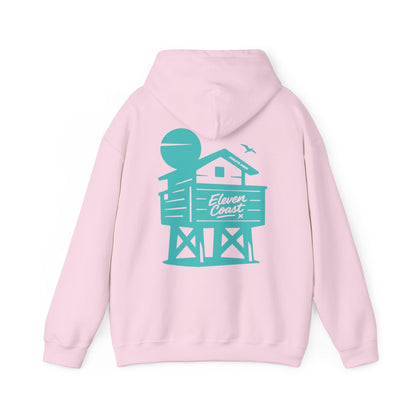 Chalet Vibes Mint Aqua Hoodie Men 