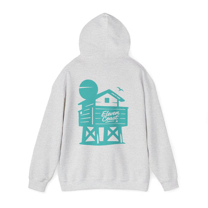 Chalet Vibes Mint Aqua Hoodie Men 