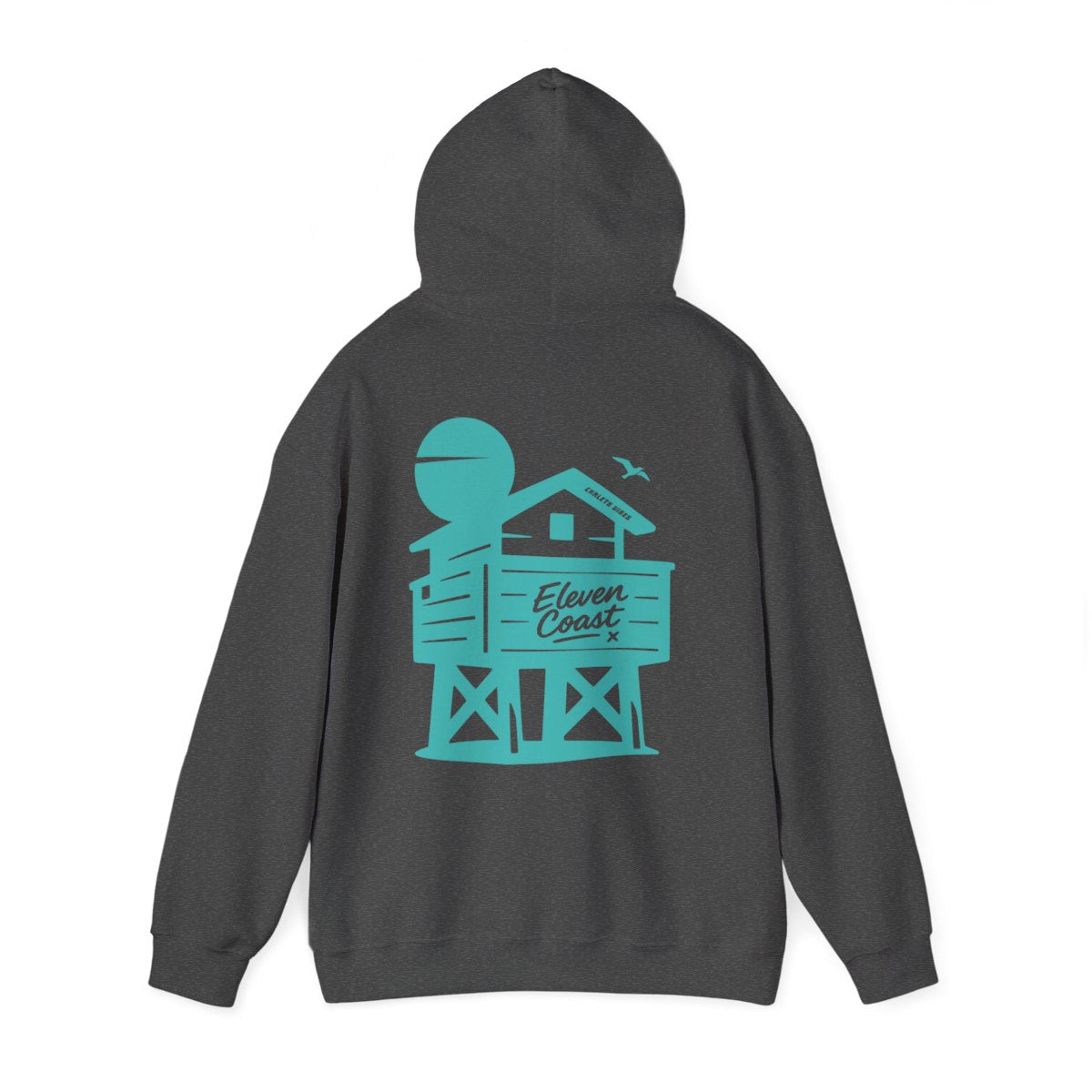 Chalet Vibes Mint Aqua Hoodie Men 