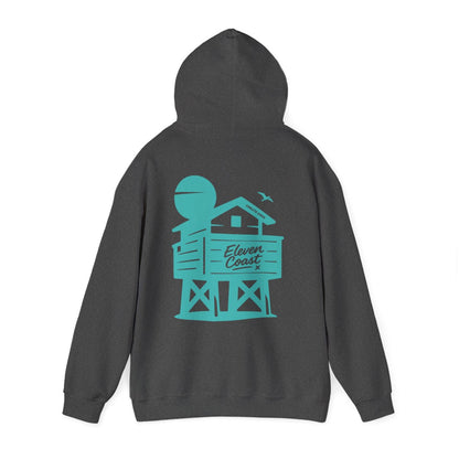 Chalet Vibes Mint Aqua Hoodie Men 