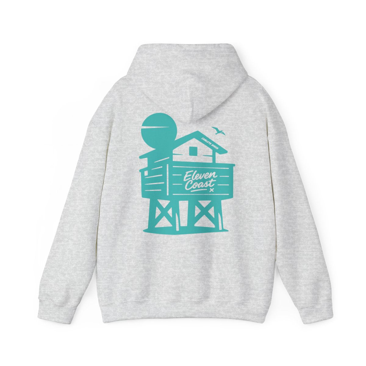 Mint Aqua Chalet Hoodie For Women #en:color_ash,fr:couleur_cendre