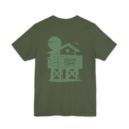 Chalet Vibes T-Shirt Men Green Silhouette 