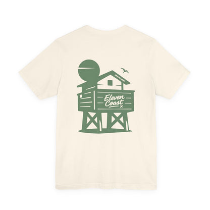 Chalet Vibes T-Shirt Men Green Silhouette 