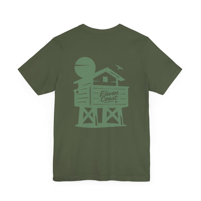 Raised Beach Chalet T-Shirt For Women 
