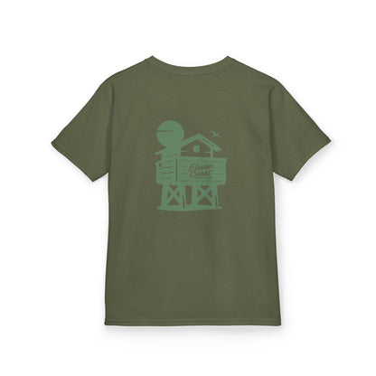Kids Beach Chalet Tee Cactus Green 