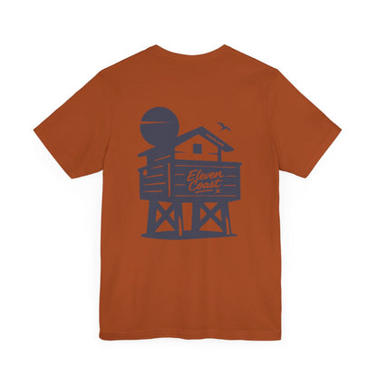 Navy Beach Chalet T-Shirt Men 