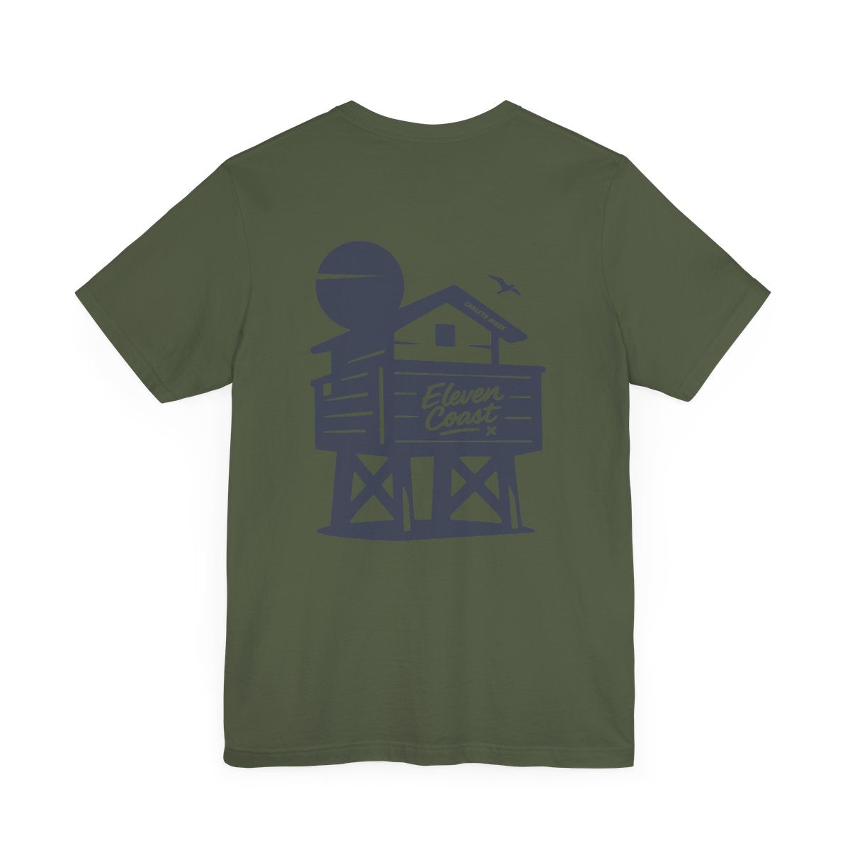 Navy Beach Chalet T-Shirt Men 