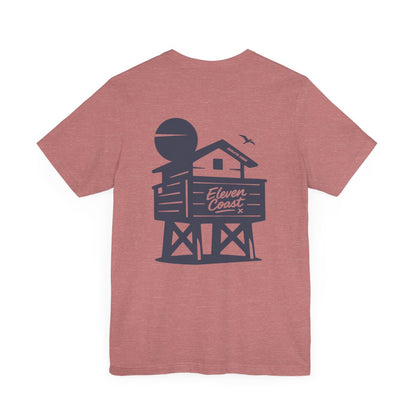 Navy Beach Chalet T-Shirt Men 