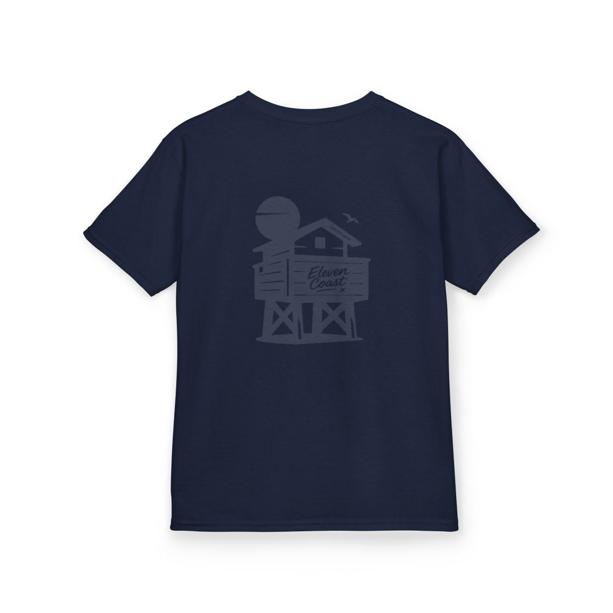 Kids Chalet T-Shirt Navy Silhouette 