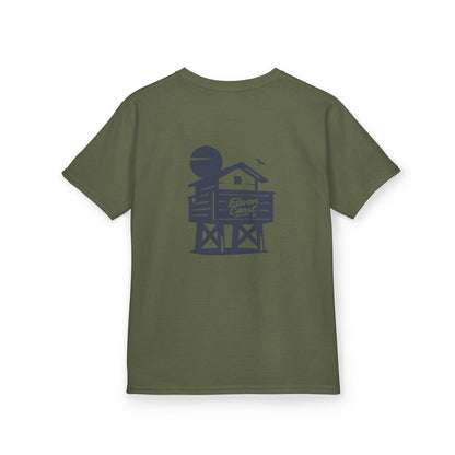 Kids Chalet T-Shirt Navy Silhouette 