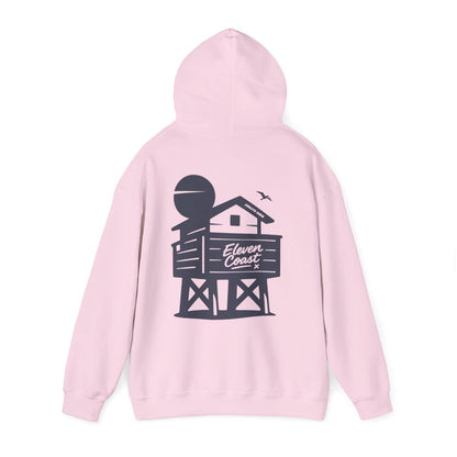 Navy Beach Chalet Hoodie For Men 