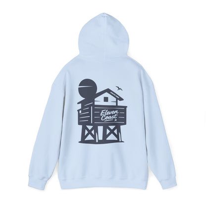 Navy Beach Chalet Hoodie For Men 