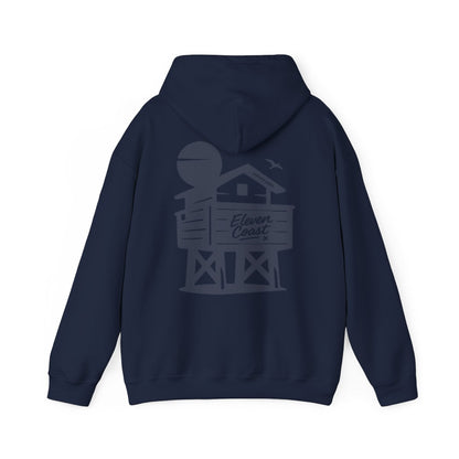 Navy Beach Chalet Hoodie For Men 