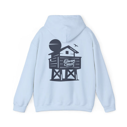 Navy Beach Chalet Hoodie For Men 