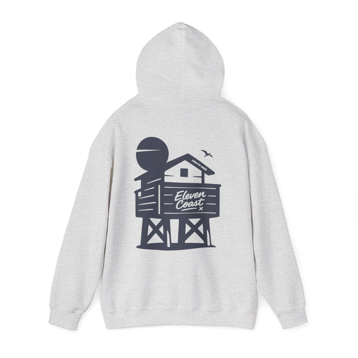 Navy Beach Chalet Hoodie For Men 