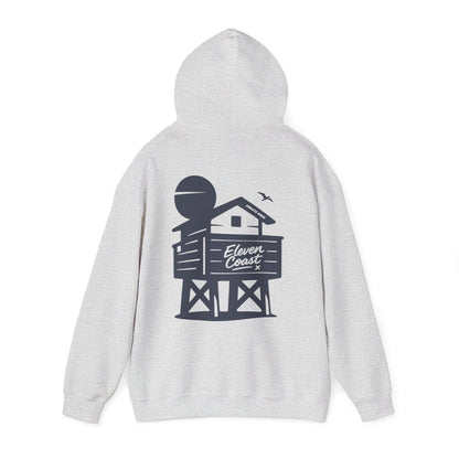 Navy Beach Chalet Hoodie For Men 