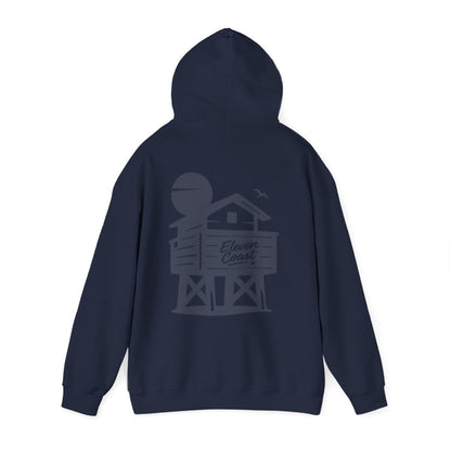 Navy Beach Chalet Hoodie For Men 
