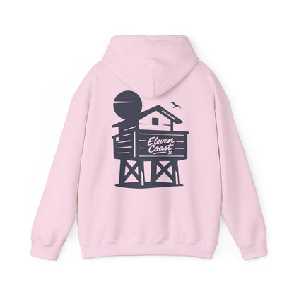 Navy Beach Chalet Hoodie For Men 
