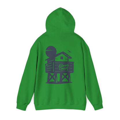 Navy Beach Chalet Hoodie For Men 