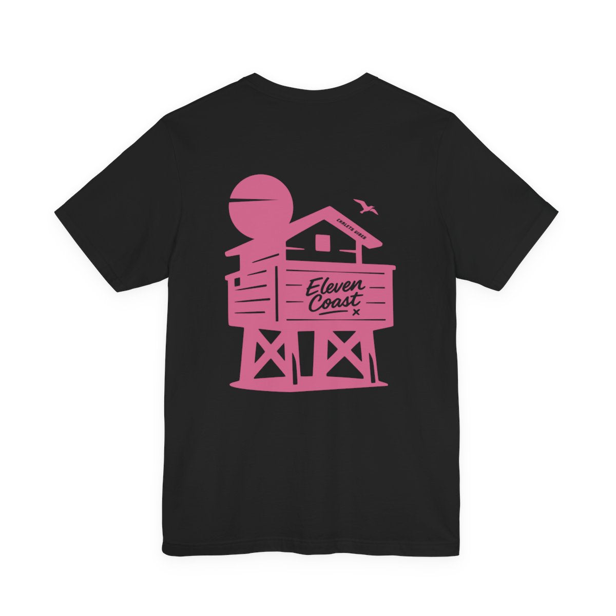 Men's Chalet Vibes T-Shirt Pink Silhouette 