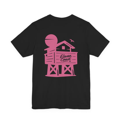 Men's Chalet Vibes T-Shirt Pink Silhouette 