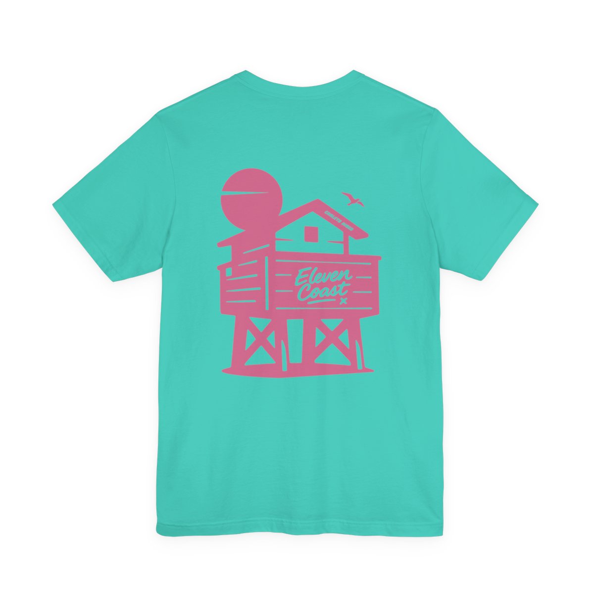 Men's Chalet Vibes T-Shirt Pink Silhouette 