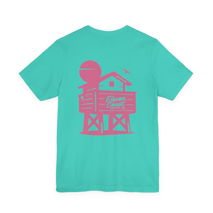 Men's Chalet Vibes T-Shirt Pink Silhouette 