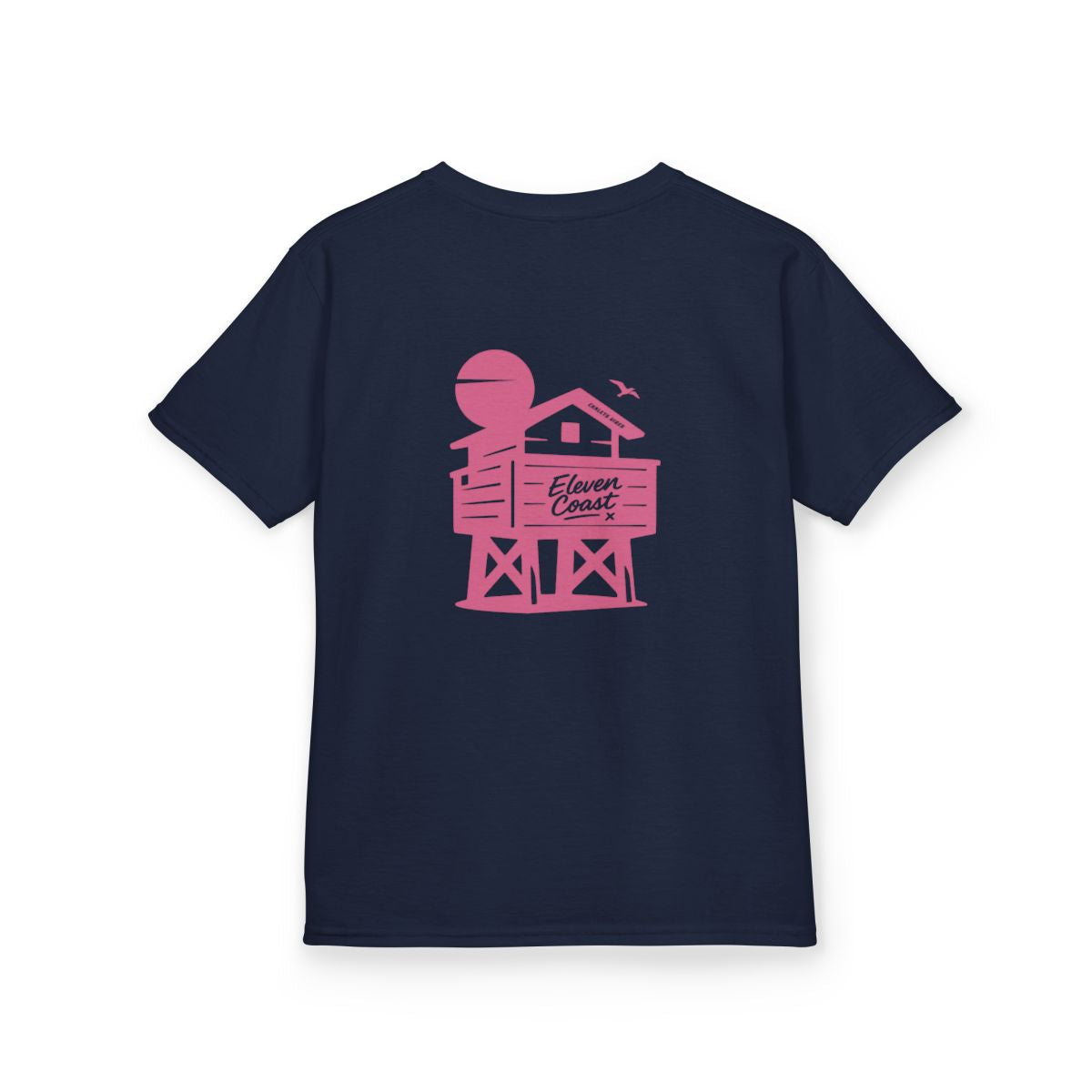 Kids Beach Chalet Tee Pink Pop 