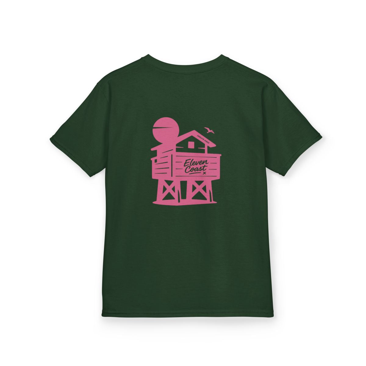 Kids Beach Chalet Tee Pink Pop 