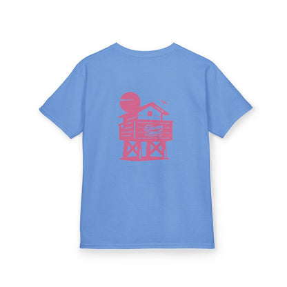 Kids Beach Chalet Tee Pink Pop 